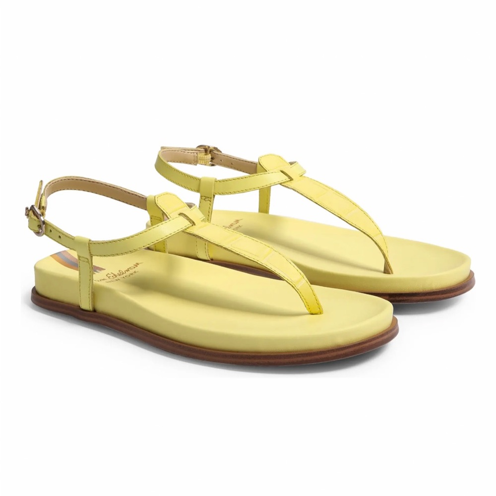 Sam Edelman Butter Yellow Naomi Sandal Size 8